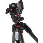 Open Box Manfrotto MT055CXPRO4 Carbon Fiber Tripod with MHXPRO-BHQ2 XPROBallHead Kit
