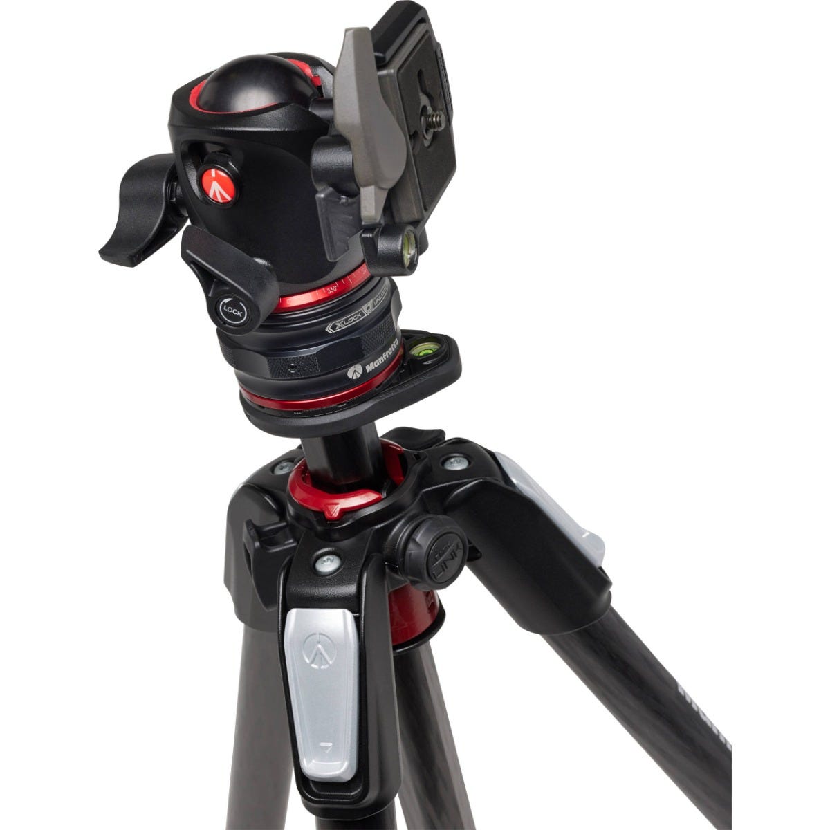 Open Box Manfrotto MT055CXPRO4 Carbon Fiber Tripod with MHXPRO-BHQ2 XPROBallHead Kit