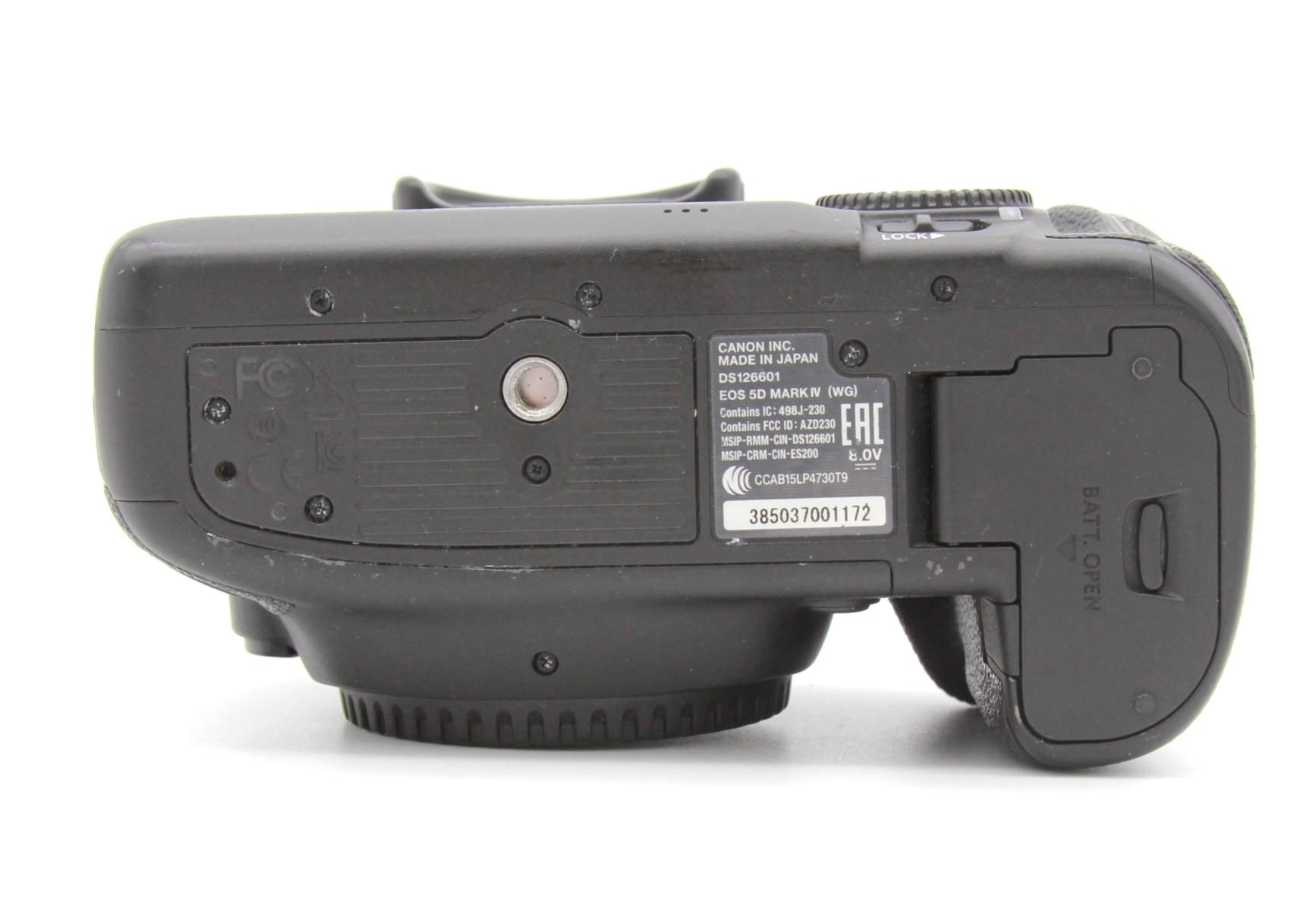 Used Canon 5D Mark IV Body S/N:21385037001172