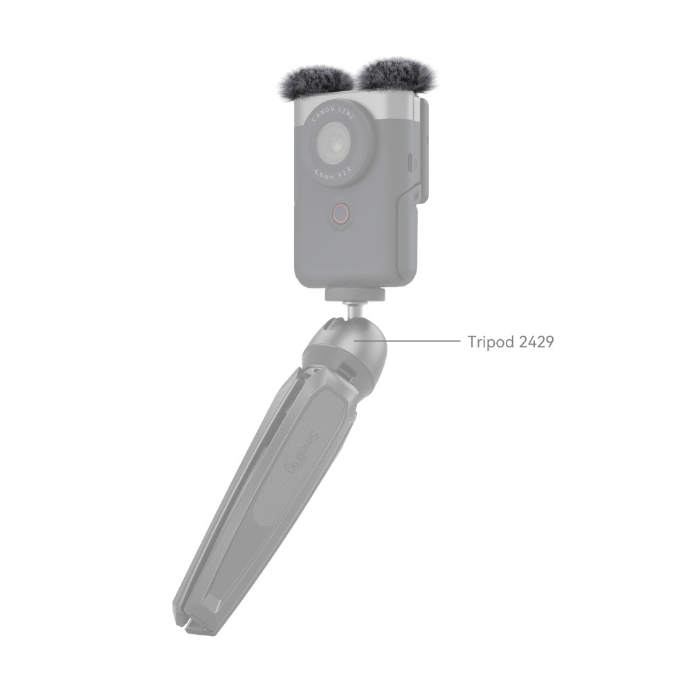  SmallRig Furry Windshield for Canon PowerShot V10 4177 