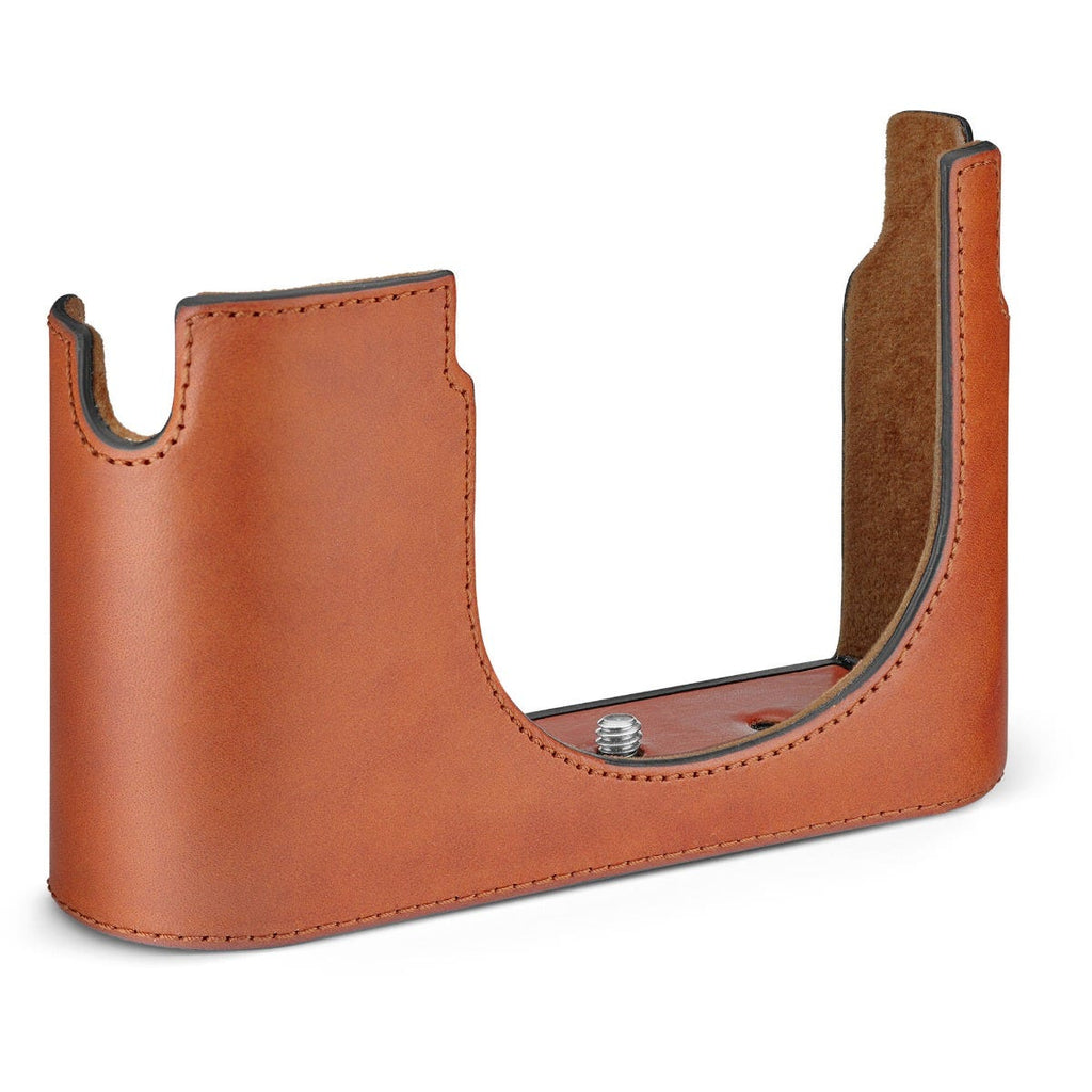 Leica Halfcase Q3, leather, Cognac 