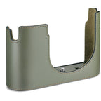Leica Halfcase Q3, leather, olive green 