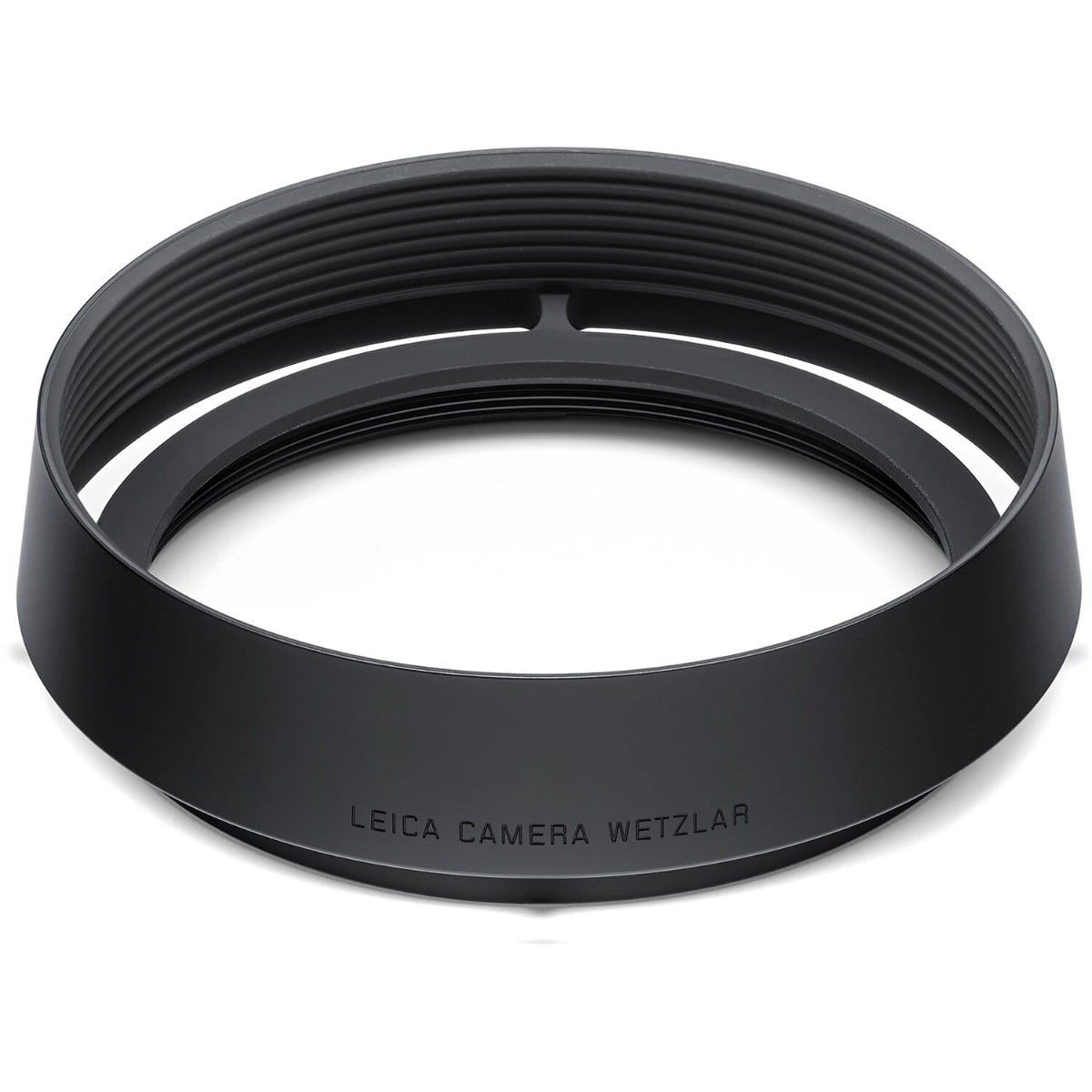 LEICA Lens Hood, round, aluminium, black anodized finish