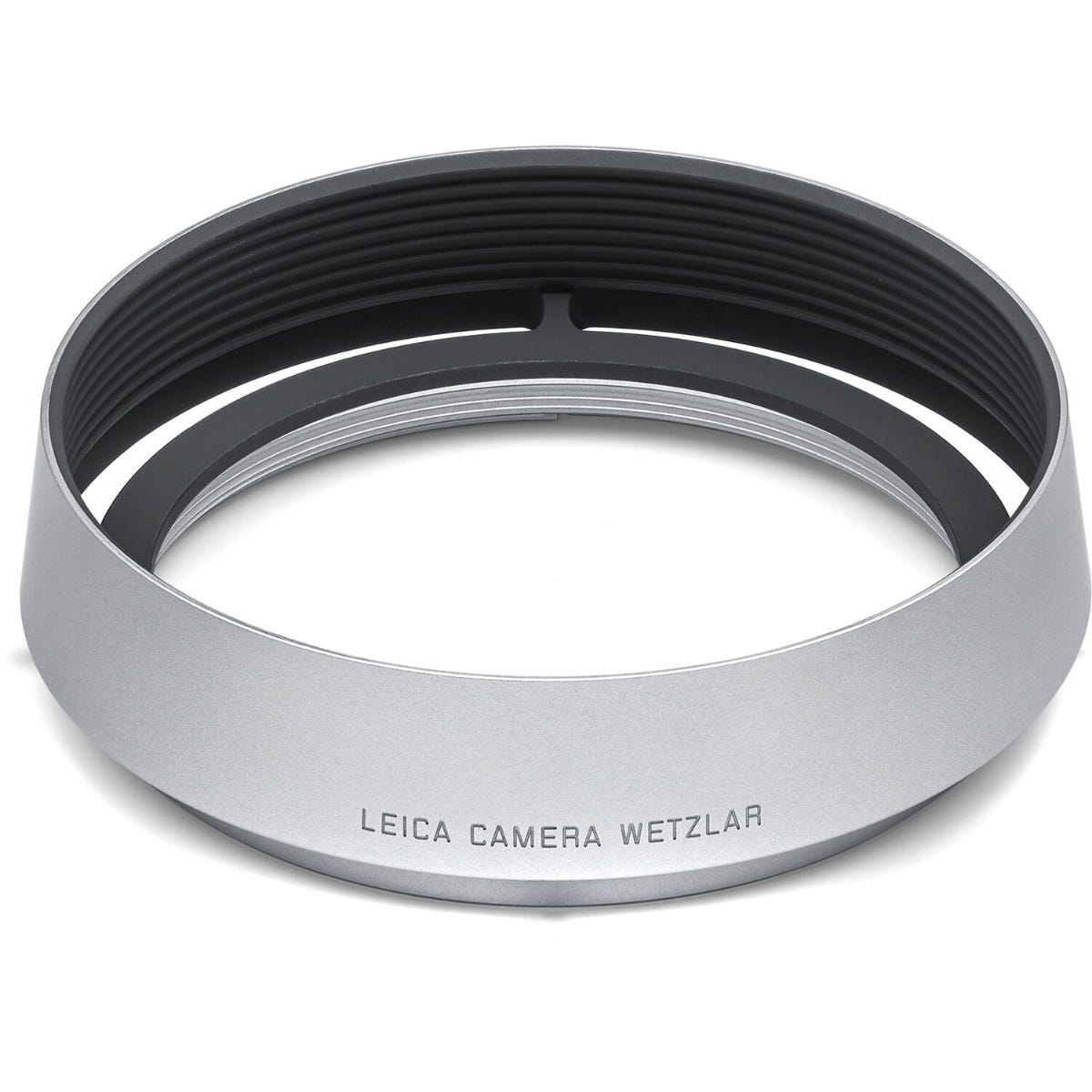 LEICA Lens Hood, round, aluminium, silver anodized finish