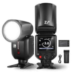 NEEWER Z2-N TTL Round Head Flash Speedlite with Lithium Battery - Nikon