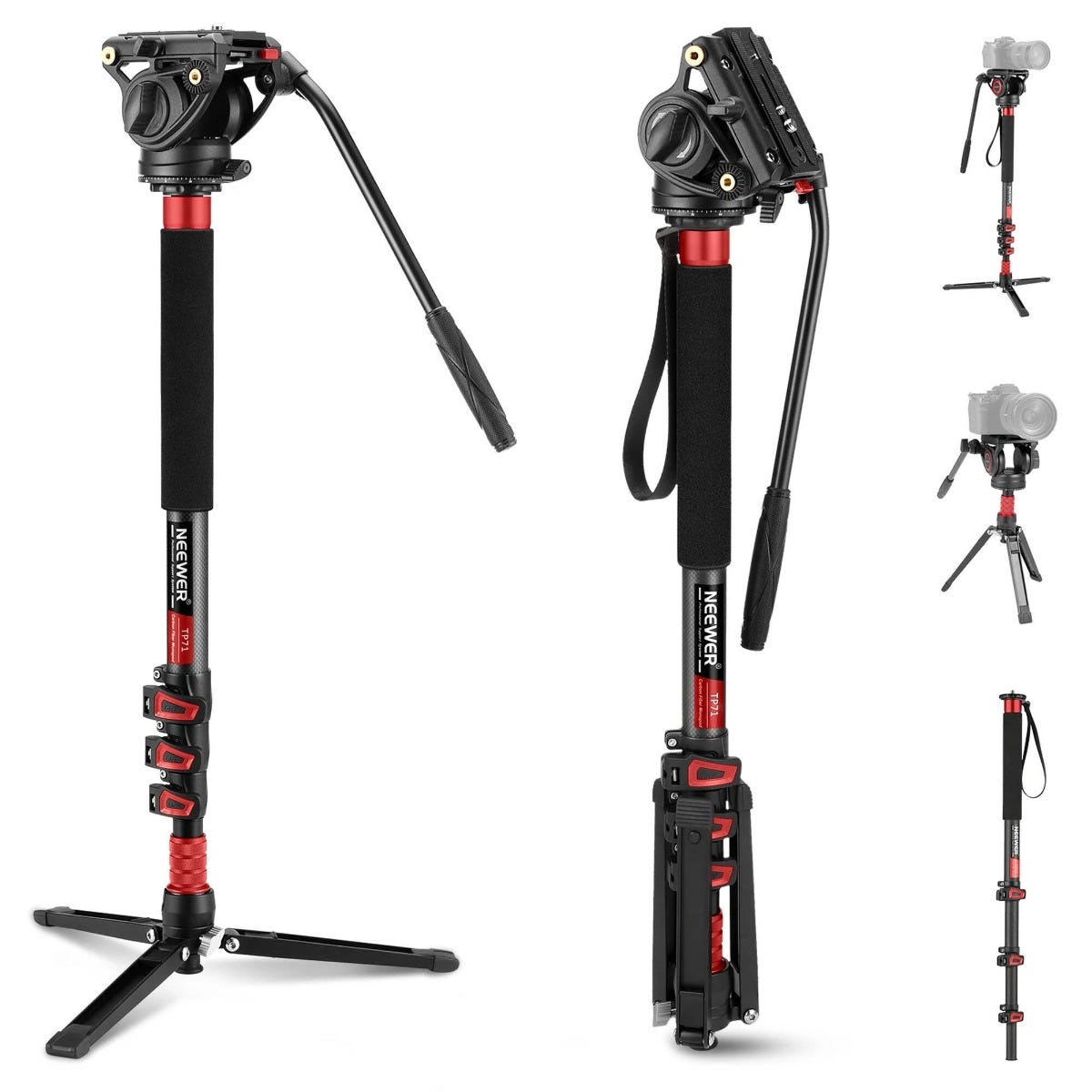 NEEWER TP71 1.8m Pro Carbon Fiber Monopod