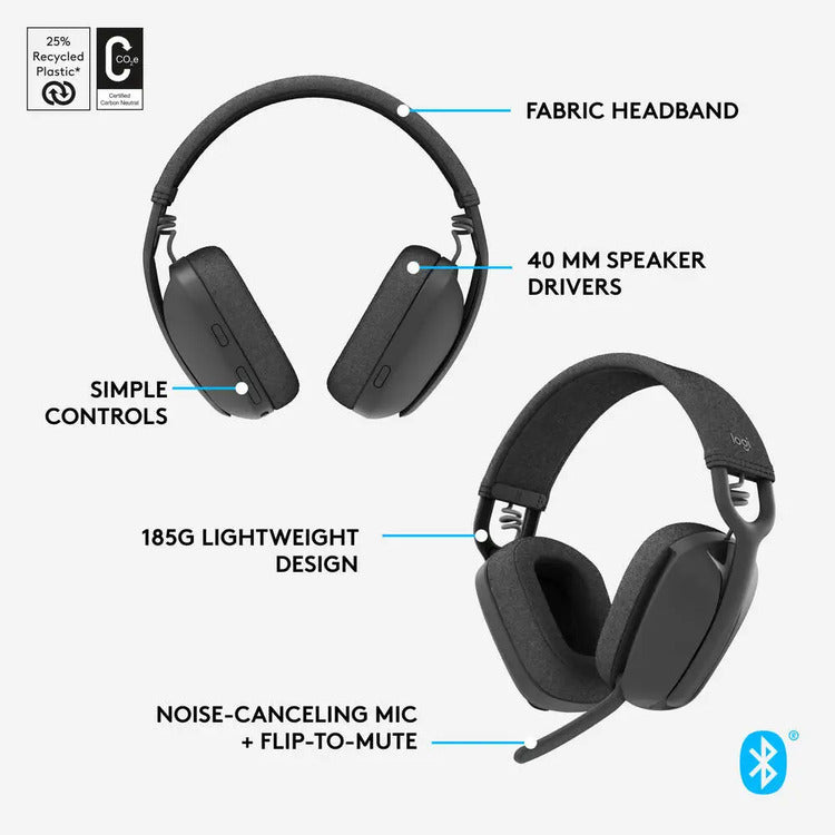 Ultimate Ears BOOM 4 with Logitech Zone Vibe Headset (Black)