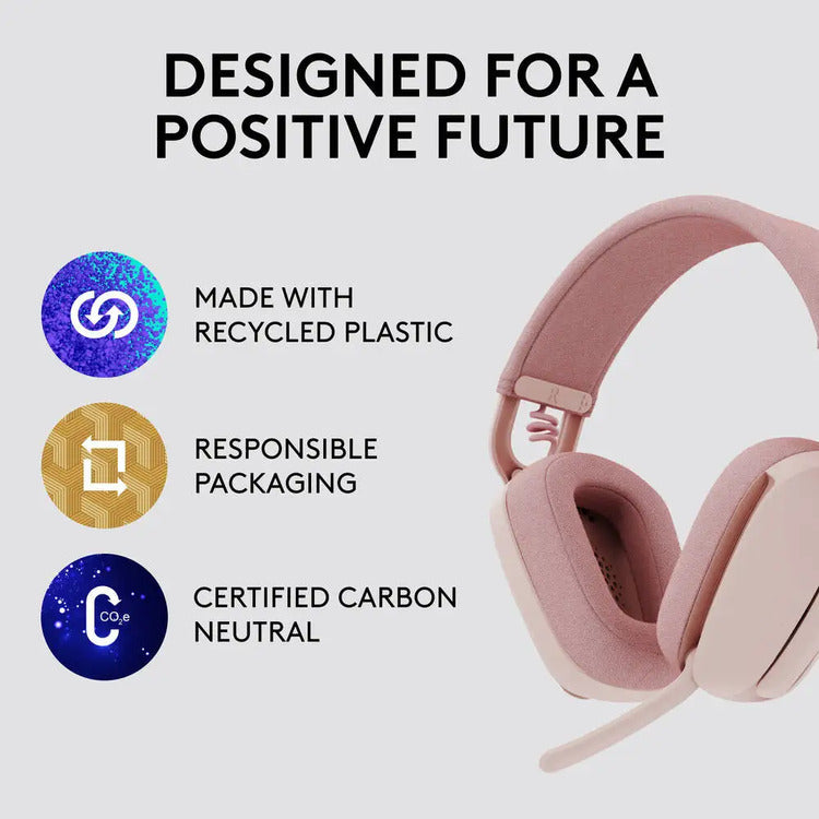 Ultimate Ears WONDERBOOM 4 with Logitech Zone Vibe Headset (Hyper Pink)