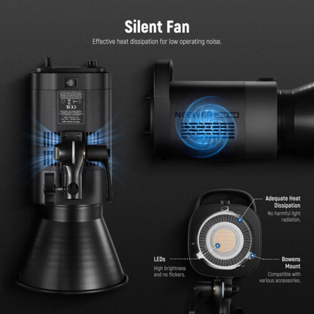 NEEWER CB60 RGB LED Video Light with App Control