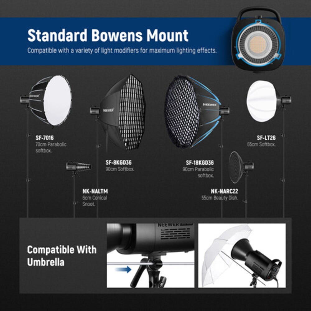 NEEWER CB60 RGB LED Video Light with App Control