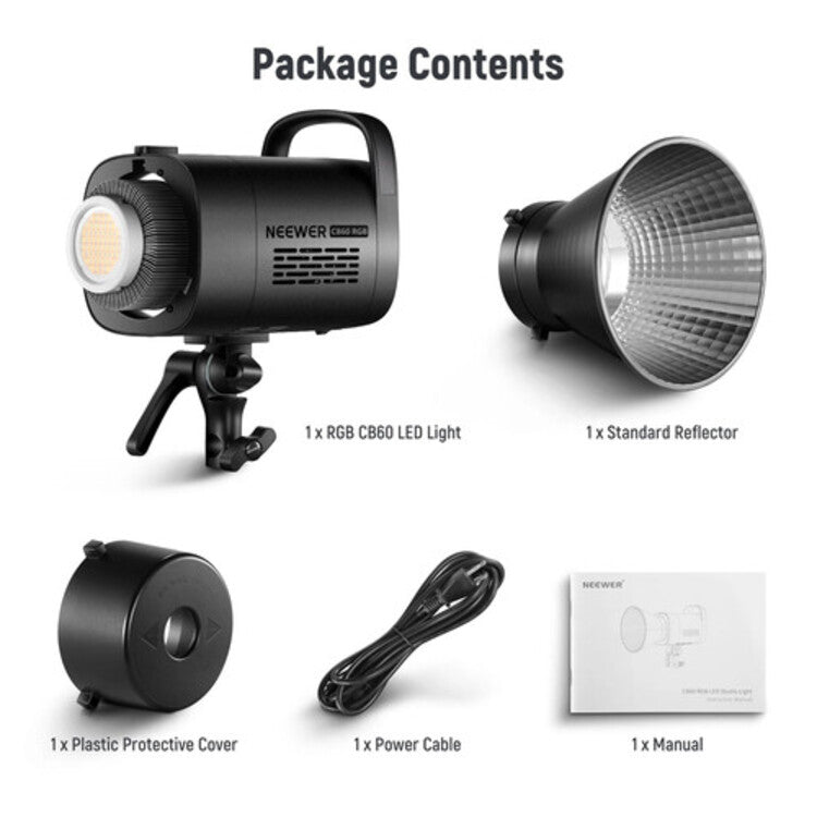 NEEWER CB60 RGB LED Video Light with App Control