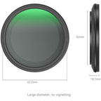 SmallRig MagEase Magnetic VND Filter ND2-ND32 (1-5 Stop) 52mm 4215
