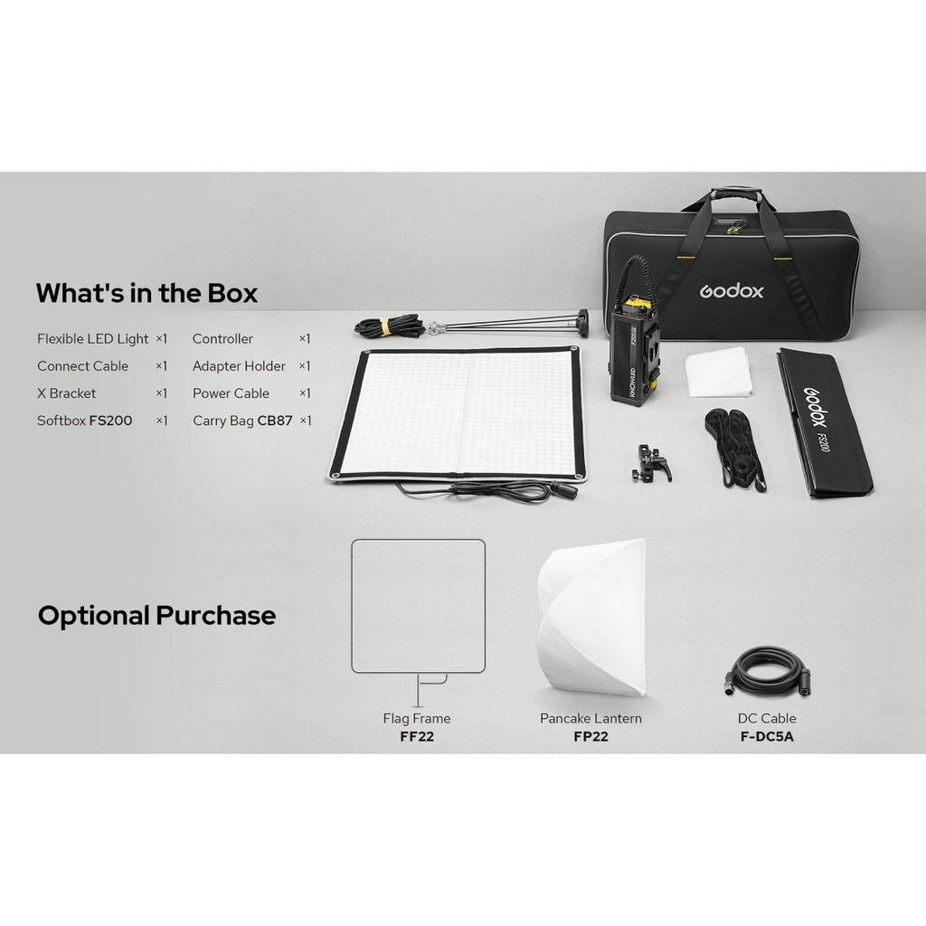 Godox KNOWLED F200 Bi-Colour Flexible LED 600x600mm