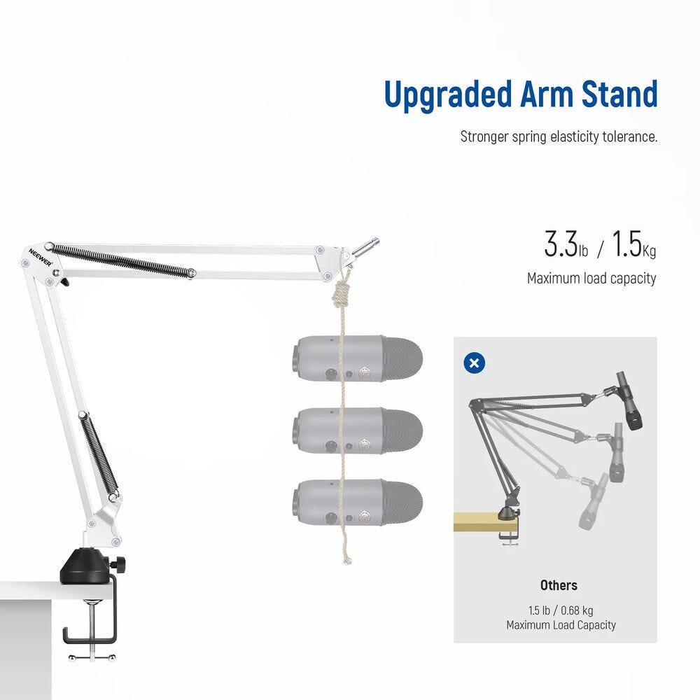 NEEWER NW-35 Adjustable Microphone Boom Arm