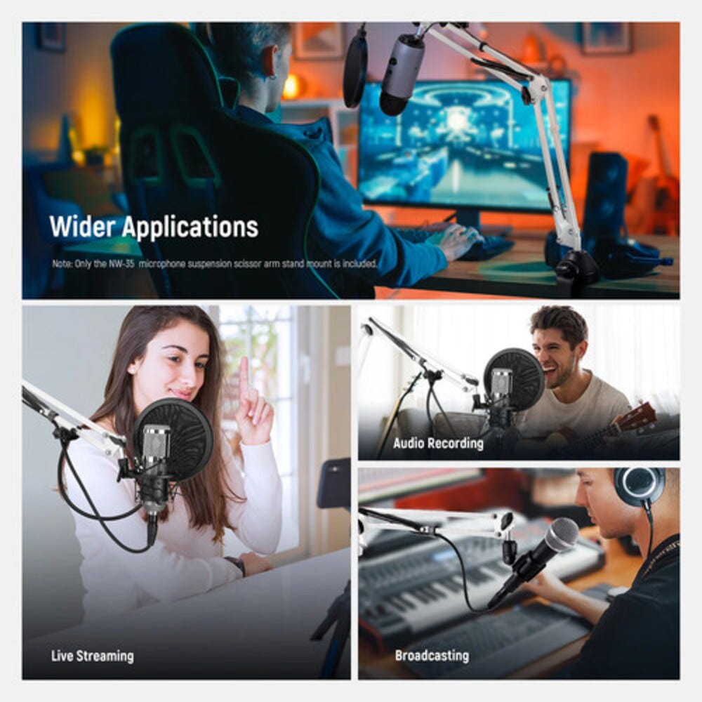NEEWER NW-35 Adjustable Microphone Boom Arm