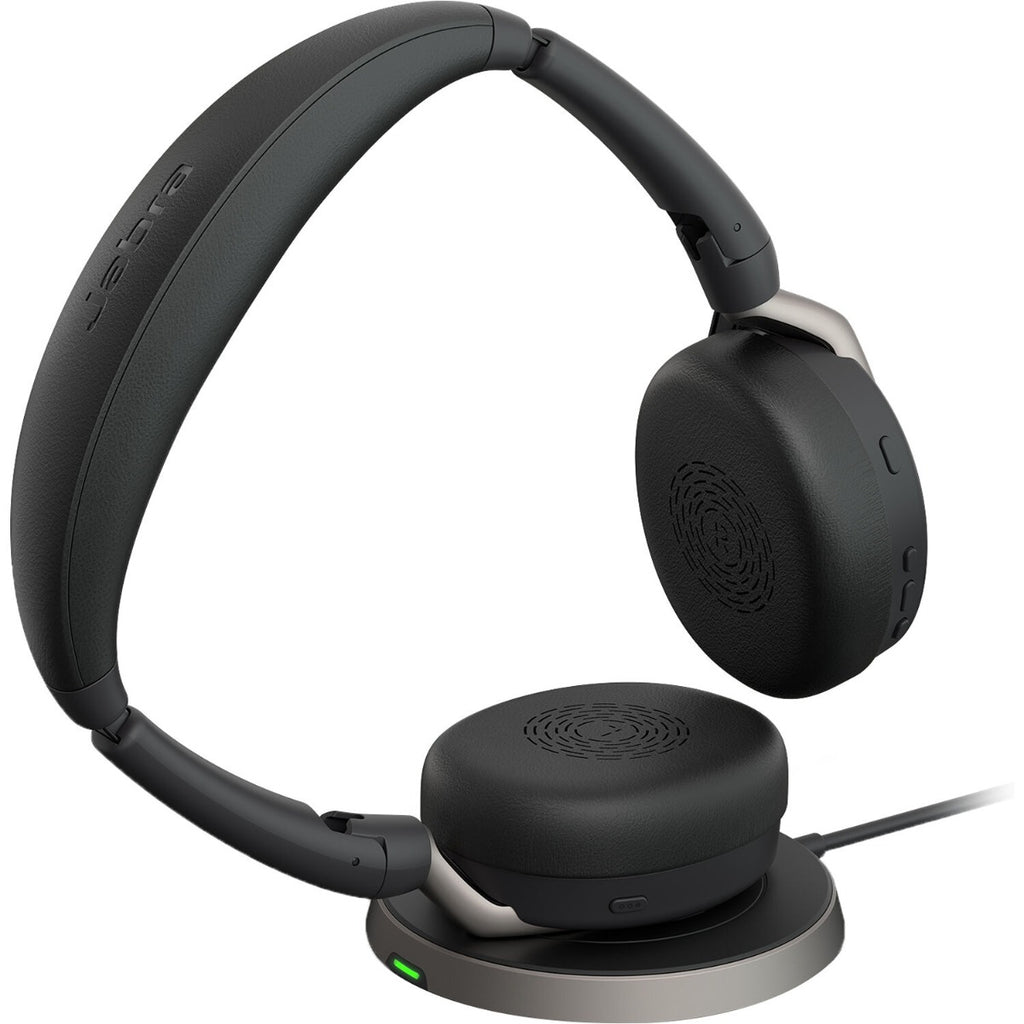 Jabra Evolve2 65 Flex UC USB-A Stereo ANC Bluetooth Headset with Charging Stand