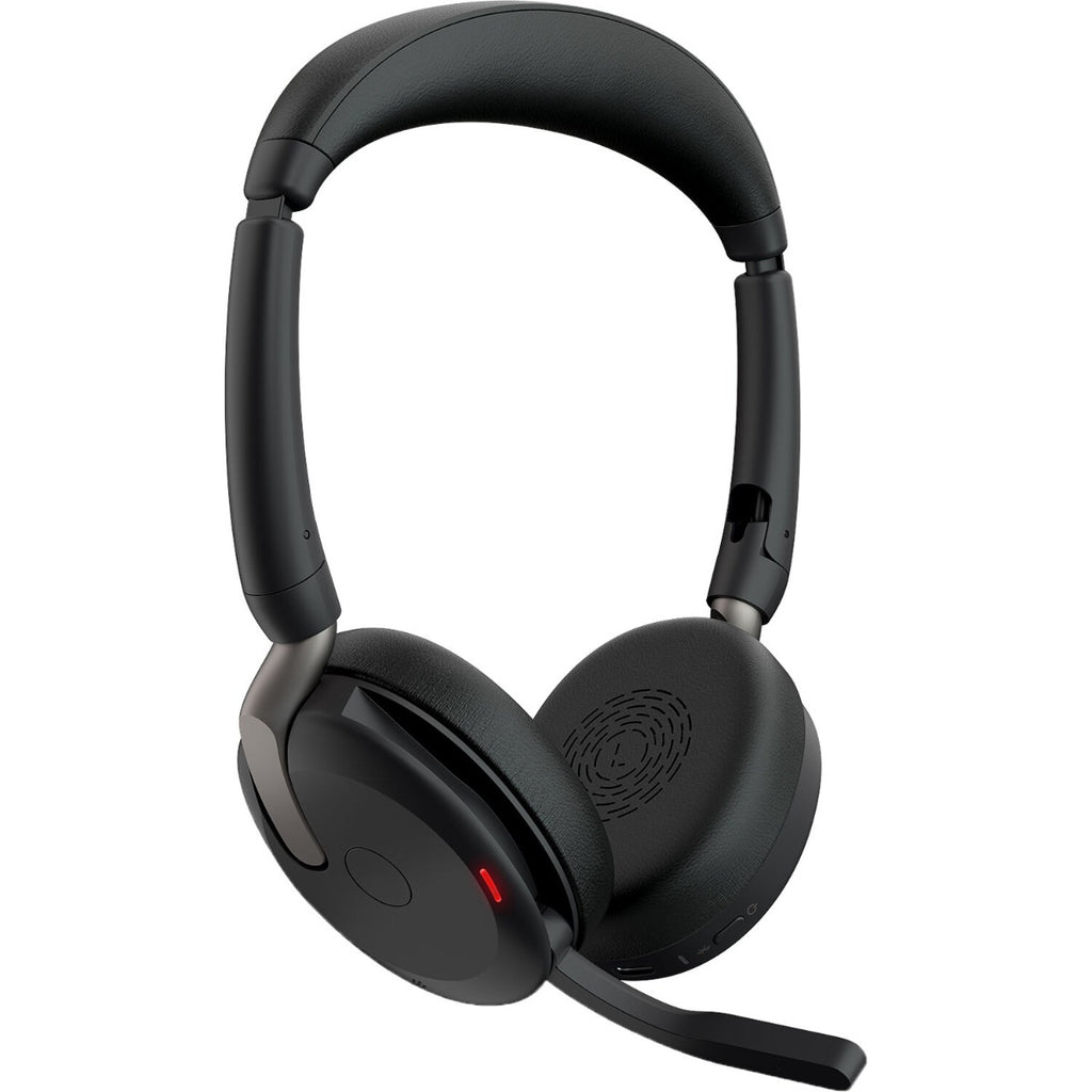 Jabra Evolve2 65 Flex UC USB-A Stereo ANC Bluetooth Headset with Charging Stand