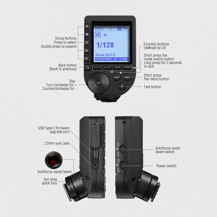 NEEWER QPRO-C TTL Wireless Flash Trigger