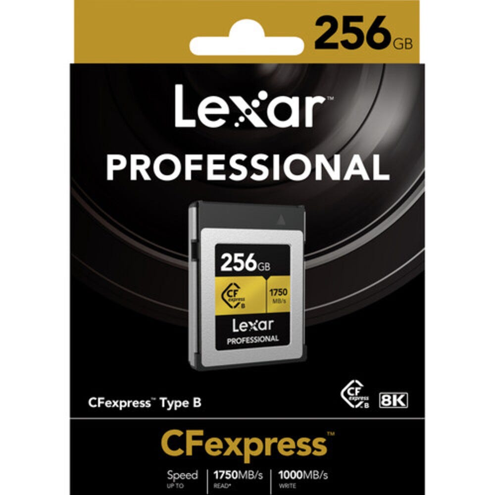 Lexar Professional Gold PRO Series CFexpress Type B Card - 256GB
