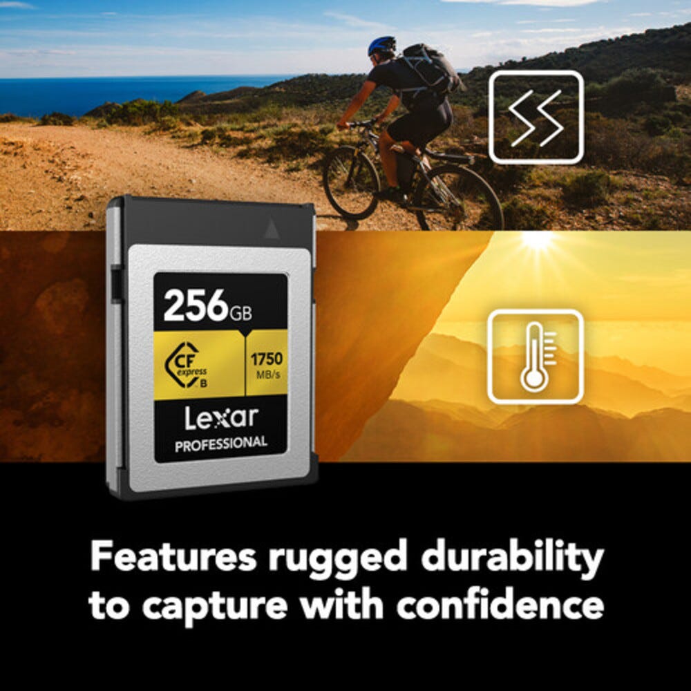 Lexar Professional Gold PRO Series CFexpress Type B Card - 256GB