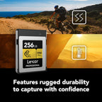 Lexar Professional Gold PRO Series CFexpress Type B Card - 256GB