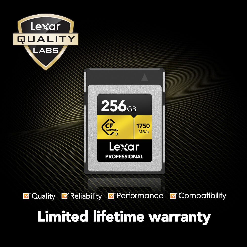 Lexar Professional Gold PRO Series CFexpress Type B Card - 256GB