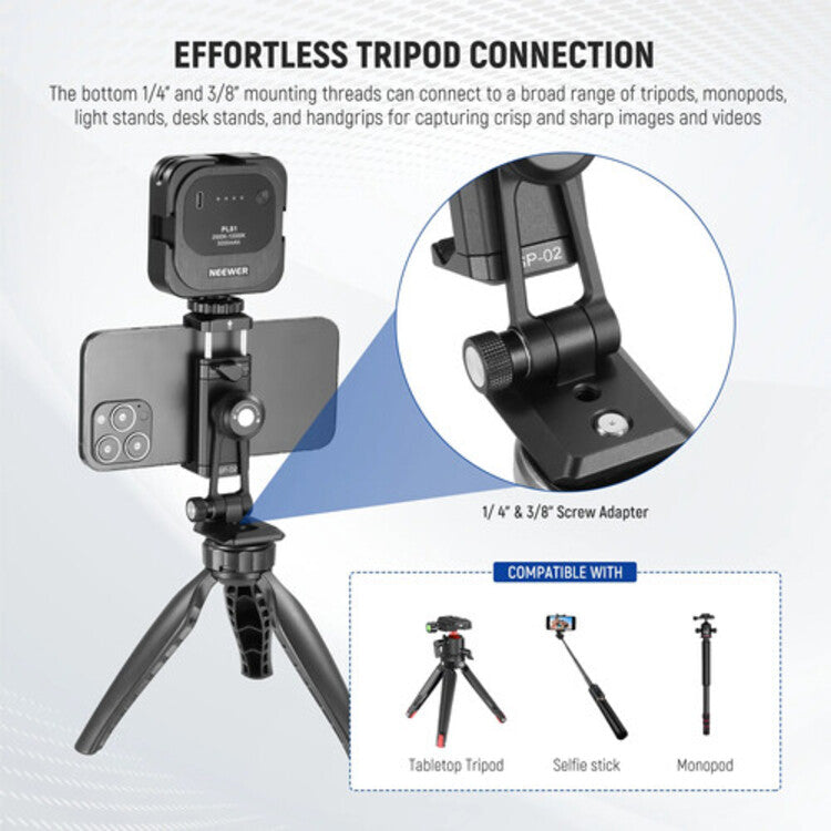 NEEWER SP-02 Phone Tripod Mount Adapter 