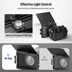 NEEWER PG002 Mini Mattebox with 4x5.65 Filter Tray & 67/72/77/82 Adapter Ring