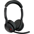 Jabra Evolve2 55 MS Stereo USB-C Bluetooth Headset with Charging Stand