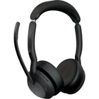 Jabra Evolve2 55 MS Stereo USB-C Bluetooth Headset with Charging Stand
