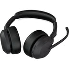 Jabra Evolve2 55 MS Stereo USB-C Bluetooth Headset with Charging Stand
