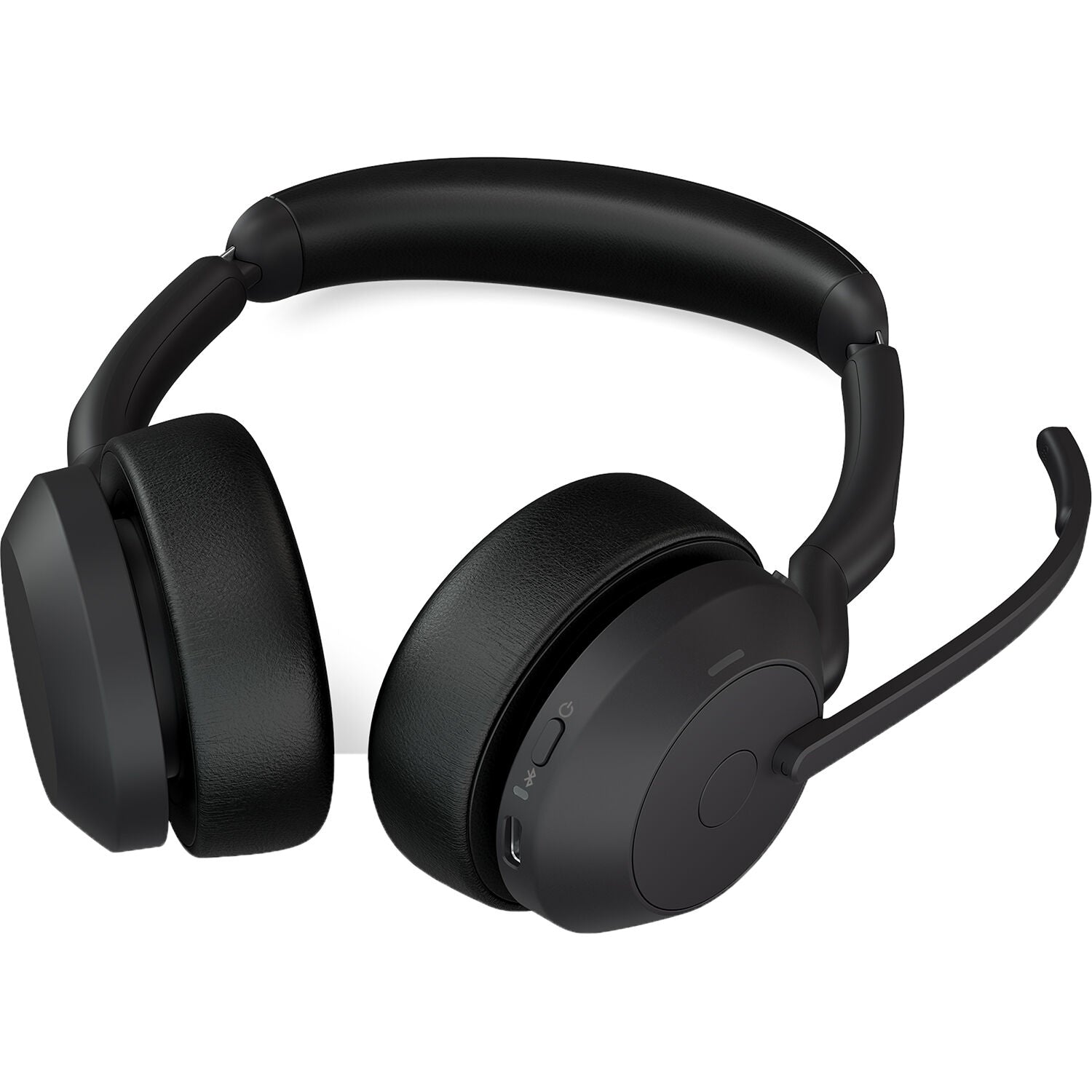 Jabra Evolve2 55 MS Stereo USB-C Bluetooth Headset with Charging Stand