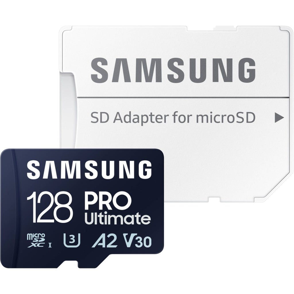Samsung 128GB PRO Ultimate UHS-I microSDXC Card with SD Adapter 
