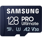 Samsung 128GB PRO Ultimate UHS-I microSDXC Card with SD Adapter 