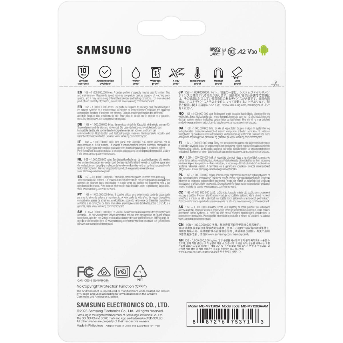 Samsung 128GB PRO Ultimate UHS-I microSDXC Card with SD Adapter 