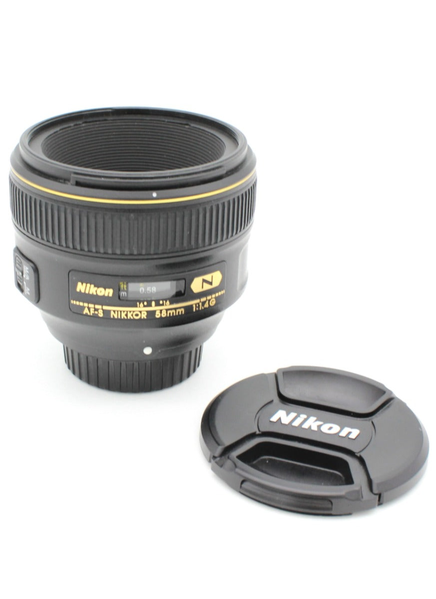 Used Nikon AF-S NIKKOR 58mm f/1.4G Prime Lens SN:2287711 (Read)