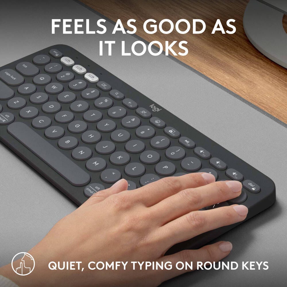 Logitech K380s Pebble Keys 2 (Tonal Graphite)