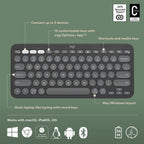 Logitech K380s Pebble Keys 2 (Tonal Graphite)