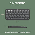 Logitech K380s Pebble Keys 2 (Tonal Graphite)