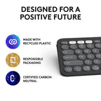 Logitech K380s Pebble Keys 2 (Tonal Graphite)