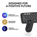 Logitech Pebble 2 Combo for MAC (Tonal Graphite)
