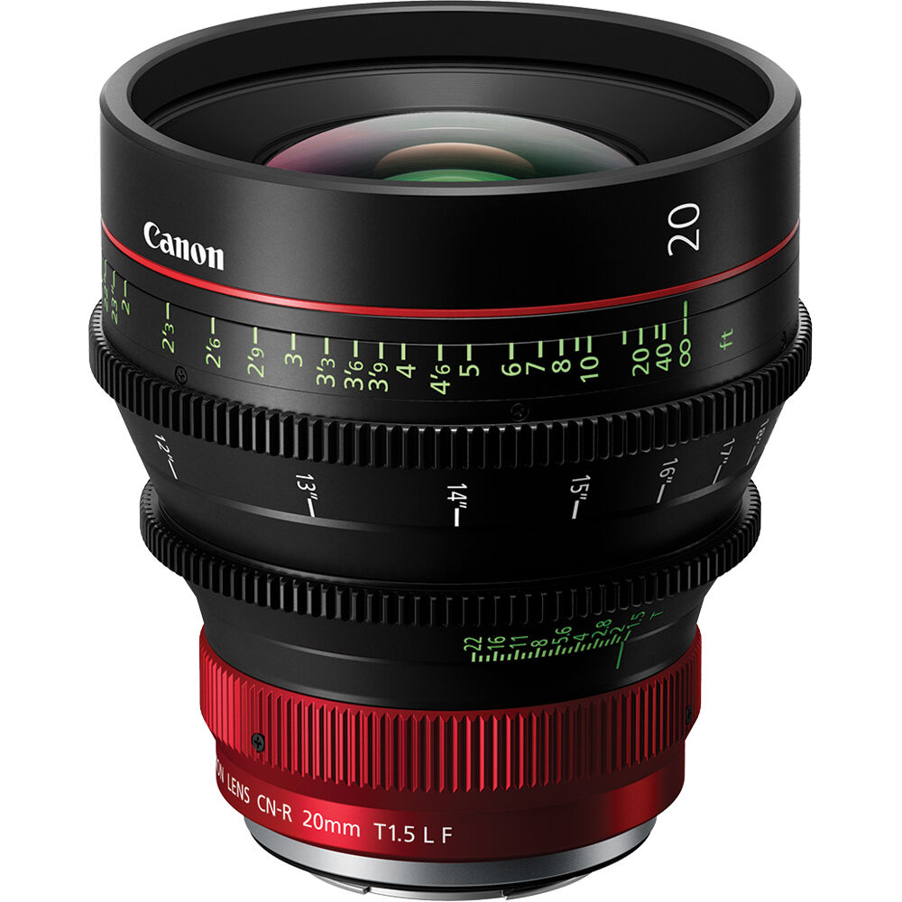 Canon CN-R 20mm T1.5 L F Cinema Prime Lens (Canon RF) 