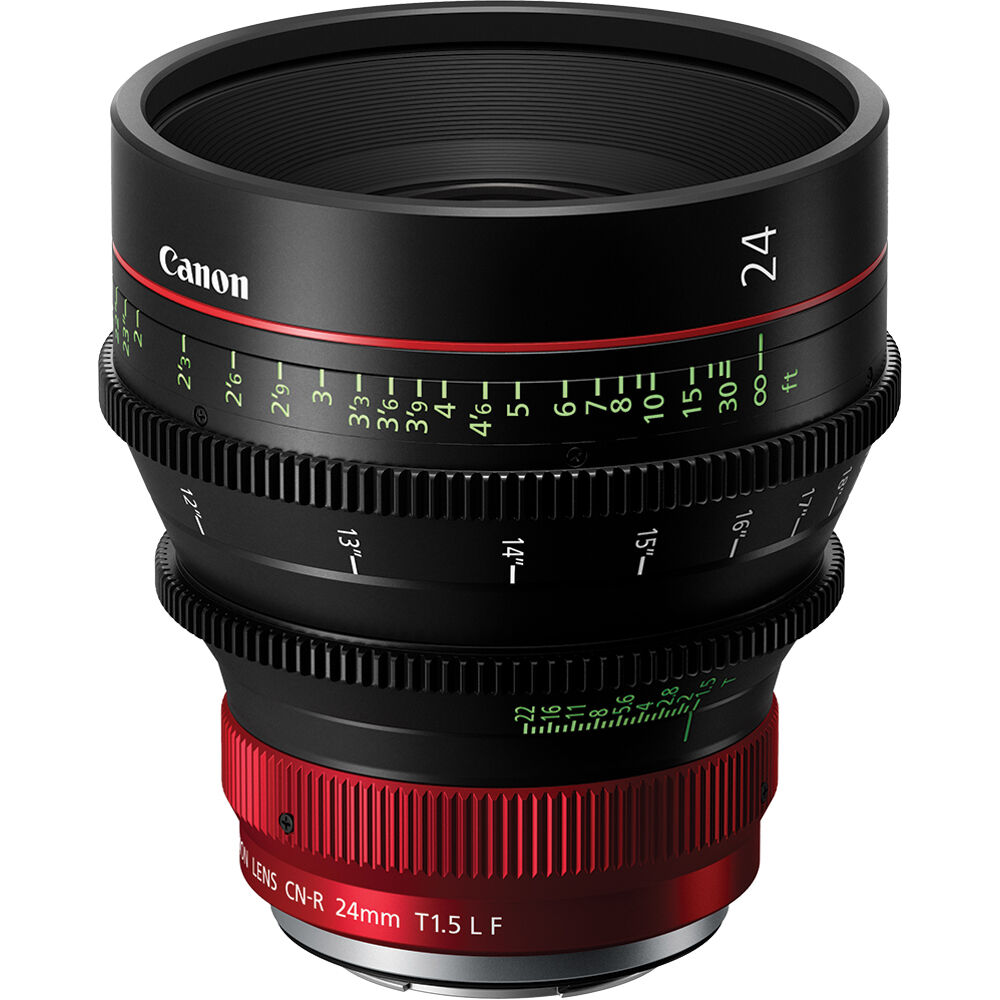 Canon CN-R 24mm T1.5 L F Cinema Prime Lens (Canon RF) 