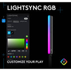 Logitech G Litra Beam LX Dual-Sided RGB Streaming Key Light