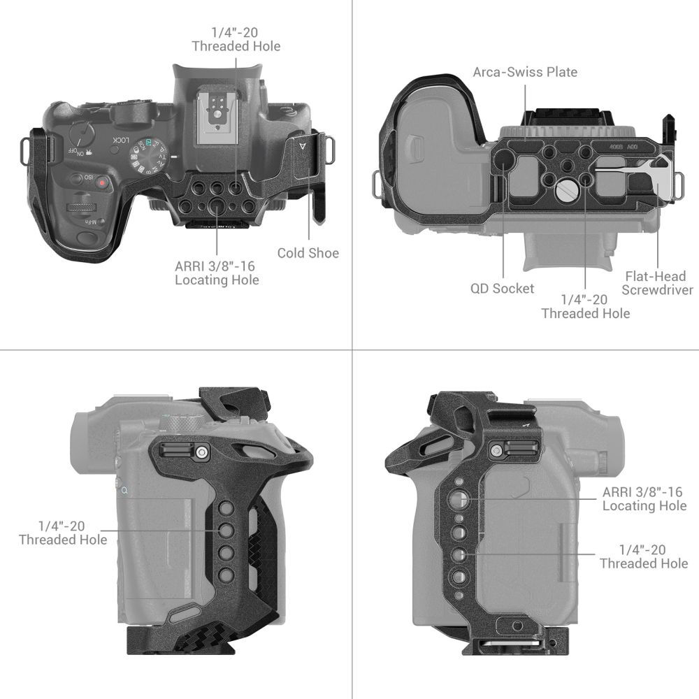 SmallRig Black Mamba Cage for Canon EOS R7 4003B