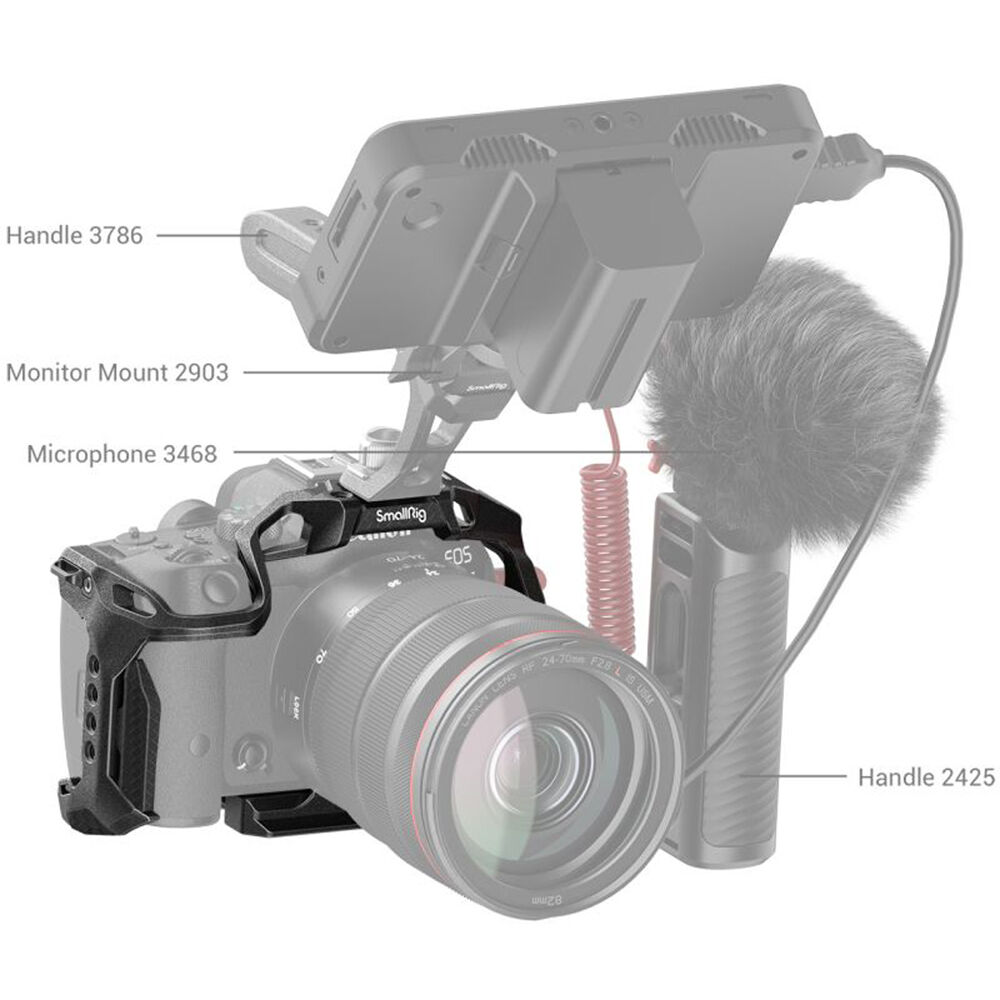SmallRig Black Mamba Cage for Canon EOS R7 4003B