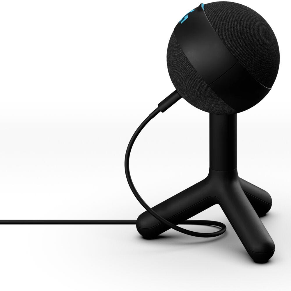  Logitech G Yeti Orb RGB Gaming Microphone with LIGHTSYNC (Black) 