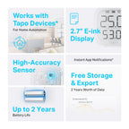 TP-Link Tapo Smart Desktop Temperature &amp; Humidity Monitor