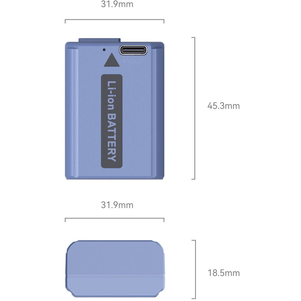 SmallRig NP-FW50 USB-C Rechargeable Camera Battery 4330