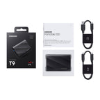Samsung T9 2TB USB 3.2 Portable SSD (Black)